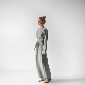 Seaside Tones 100% Baltic Linen Dress